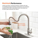 Modern gold touch control sink tap kitchen faucet