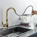 Modern gold touch sensor kitchen faucet pull out mixer tap
