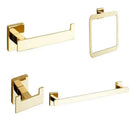 Modern gold towel ranger bathroom accessory rack