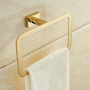 Modern gold towel ranger bathroom accessory rack