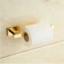 Modern gold towel ranger bathroom accessory rack