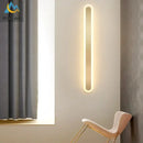Modern gold vertical led strip wall lights for bedroom living room