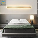 Modern gold vertical led strip wall lights for bedroom living room