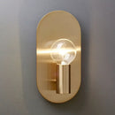 Modern gold wall lamp sconce with filament bulb for bedroom