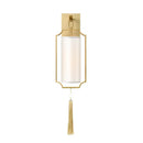 Modern gold wall lights with tassel shade for living room