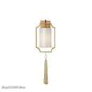 Modern gold wall lights with tassel shade for living room