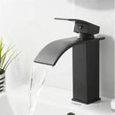 Modern gold waterfall basin faucet bathroom mixer tap