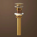 Modern gold waterfall basin faucet bathroom mixer tap