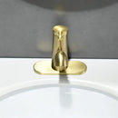 Modern gold waterfall basin faucet bathroom single handle tap