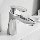 Modern gold waterfall bathroom faucet single handle basin tap