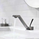 Modern gold waterfall black basin faucet bathroom mixer tap