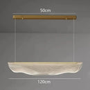 Modern gold wave mesh pendant light dining room lighting
