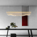 Modern gold wave mesh pendant light dining room lighting