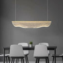 Modern gold wave mesh pendant light dining room lighting