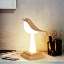 Modern gold & white bird table lamp desk light bedroom aromatherapy