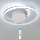 Modern gold & white dimmable led ceiling lamp living room fixture