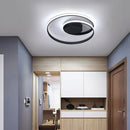 Modern gold & white dimmable led ceiling lamp living room fixture