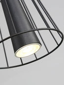 Modern gold wireframe gravity suspension lamp dining room chandelier