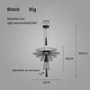 Modern gold wireframe gravity suspension lamp dining room chandelier