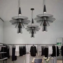 Modern gold wireframe gravity suspension lamp dining room chandelier