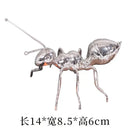 Modern golden ant metal sculpture living room ornament