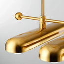 Modern golden art deco iron chandelier dining room pendant light