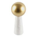 Modern golden ball marble cone – living room spherical ornament