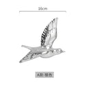Modern golden bird wall hanging living room decor