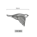 Modern golden bird wall hanging living room decor