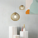 Modern golden birdcage led pendant light for kitchens