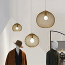 Modern golden birdcage led pendant light for kitchens
