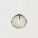 Modern golden birdcage led pendant light for kitchens
