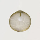 Modern golden birdcage led pendant light for kitchens