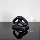 Modern golden chain home decoration figurine living room sculpture