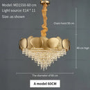 Modern golden decorbites crystal chandelier for living room