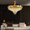 Modern golden decorbites crystal chandelier for living room