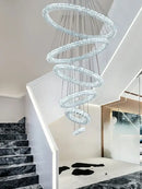 Modern golden decorbites crystal ring chandelier living room light