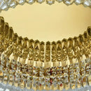 Modern golden decorbites crystal ring led ceiling lamp living room