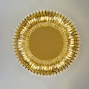 Modern golden decorbites crystal ring led ceiling lamp living room