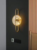 Modern golden decorbites crystal wall light for bedroom