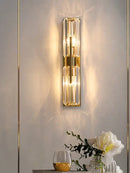 Modern golden decorbites crystal wall light for bedroom