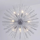 Modern golden decorbites geometric starburst chandelier dining room light
