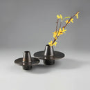 Modern golden geometry metal handicraft vase living room decor