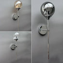 Modern golden glass ball wall sconce living room lighting
