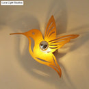 Modern golden hummingbird wall sconce – bedroom bedside lamp