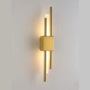 Modern golden led wall lamp for bedroom ambient lighting