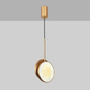 Modern golden marble led pendant light for bedroom