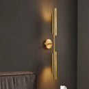 Modern golden metal led wall lamps for bedroom and living room decor
