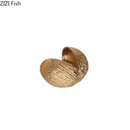 Modern golden nut shell ornaments desk decor for living room