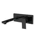 Modern golden polished wall mount faucet bathroom hot cold mixer